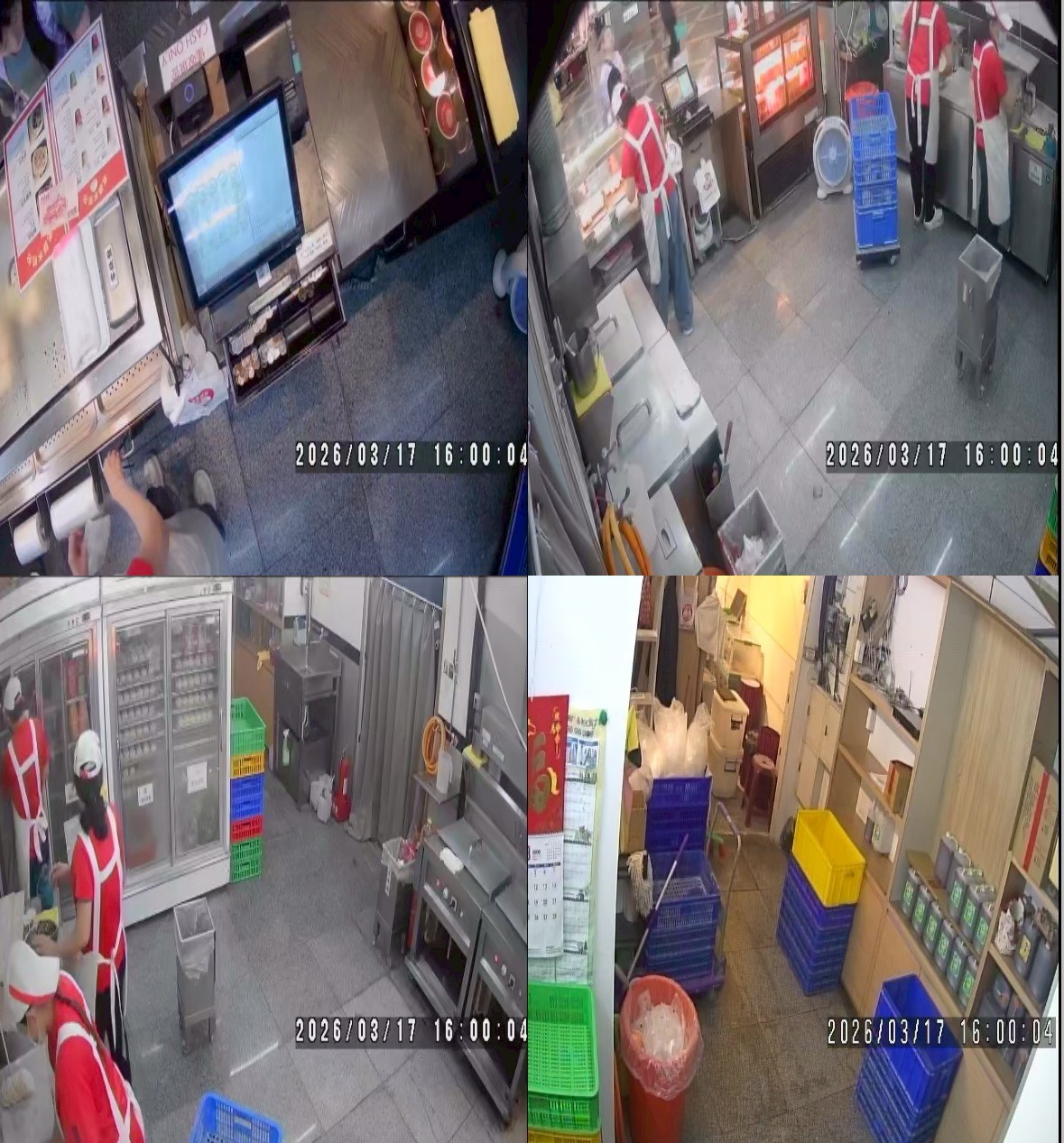 連鎖餐飲店全店監控